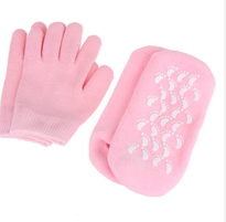 Kit Par de Luvas + Meias Silicone Par de Meias Silicone Par de Luvas de Silicone